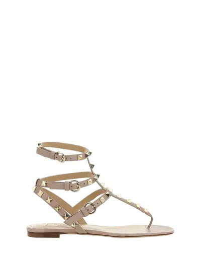 Valentino Garavani Rockstud Sandals In Multicolor