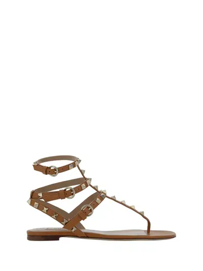 Valentino Garavani Flat Sandals  Woman In Multicolor