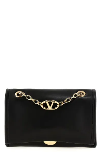 Valentino Garavani Women  'vlogo Chain' Shoulder Bag In Black