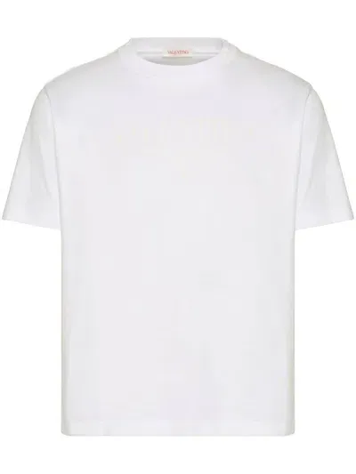 Valentino Men's Iconic Stud Cotton T-shirt In White