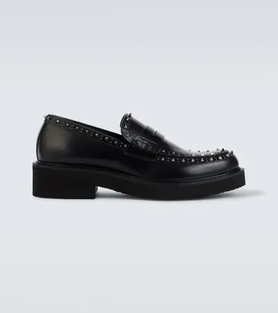 Valentino Garavani Rockstud Loafers In Black