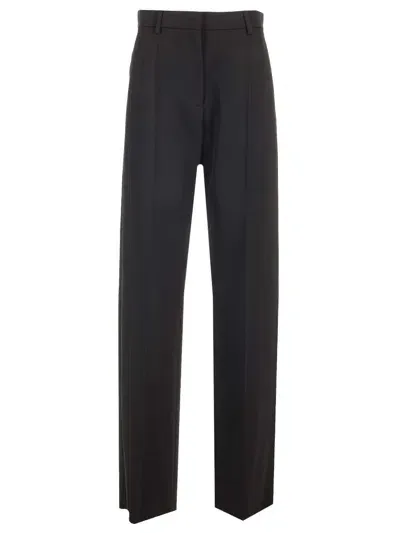 Valentino Crepe Couture Trousers Woman Black 40