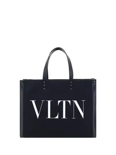 Valentino Garavani Handbag In Nero/bianco