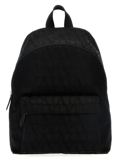 Valentino Garavani Iconographe Backpacks In Black