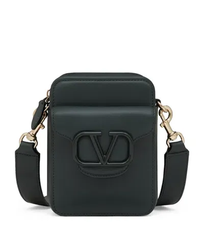 Valentino Garavani Leather Cross-body Bag In Black