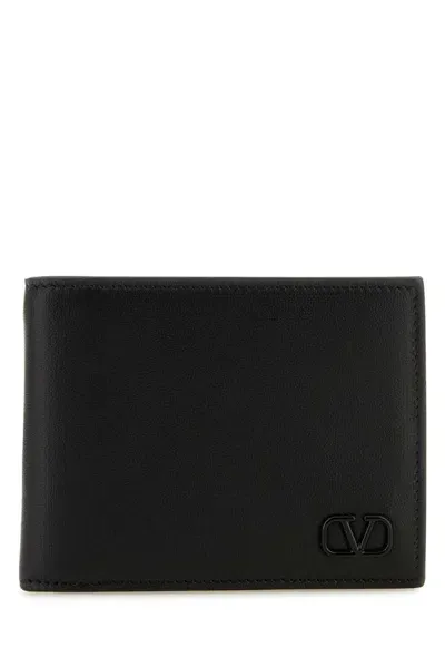 Valentino Garavani Valentino Logo Plaque Bi In Black