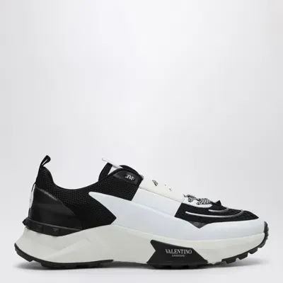 Valentino Garavani Low-toptrue Act Black And White Sneakers