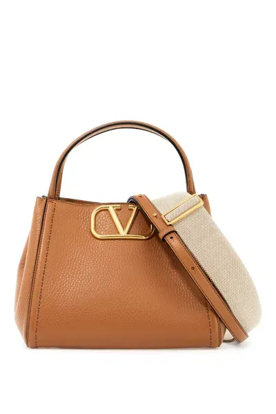 Valentino Garavani Medium Alltime Handbag In Brown