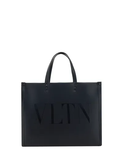 Valentino Garavani Medium Tote Handbag In Black