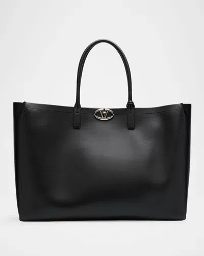 Valentino Garavani ブラック Vlogo The Bold Edition トートバッグ In Black