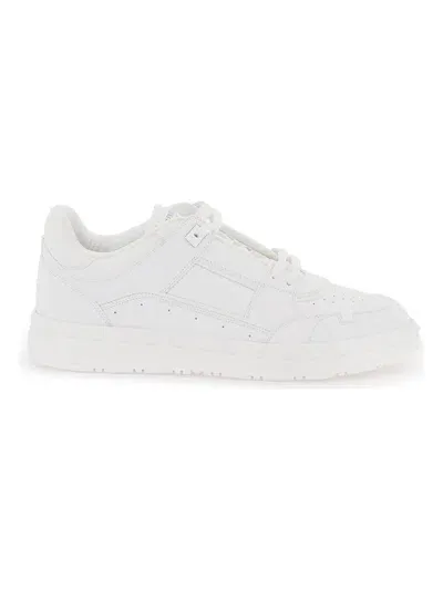 Valentino Garavani Men's Freedots Low-top Sneakers In Bianco