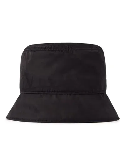 Valentino Garavani Men's Toile Iconographe Reversible Bucket Hat In Black