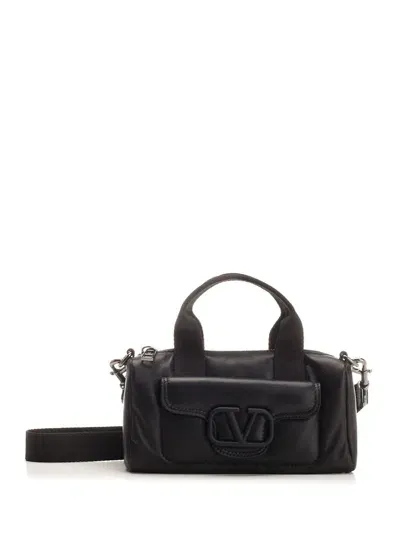 Valentino Garavani Mini Shoulder Bag In Gray