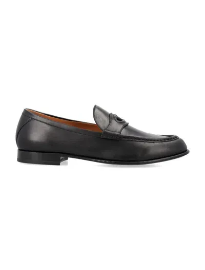 Valentino Garavani New Logo Signature Loafer In Black