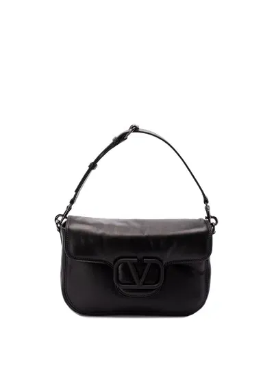 Valentino Garavani Noir` Shoulder Bag In Black  