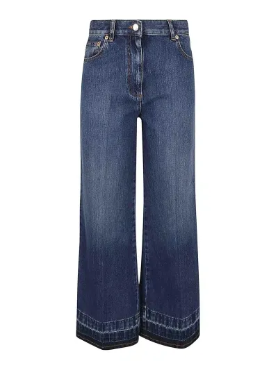 Valentino Pants In Denim In Light Wash