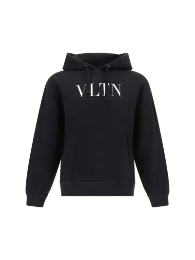 Valentino Pap Hoodie In Nero