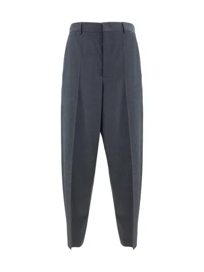 Valentino Pap Pants In Grigio Melange