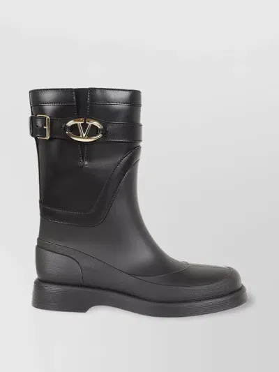 Valentino Garavani Boots In Nero