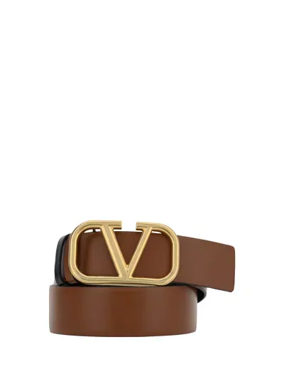 Valentino Garavani Reversible Belt In Selleria-nero