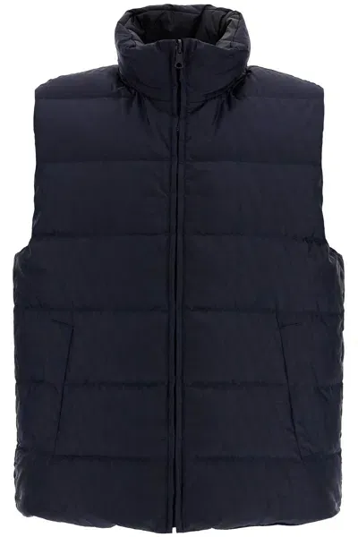 Valentino Reversible Down-filled Vest In Blue