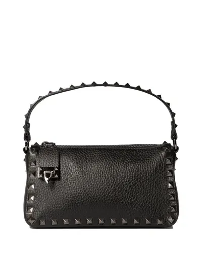 Valentino Garavani Rockstud Crossbody Bags In Black