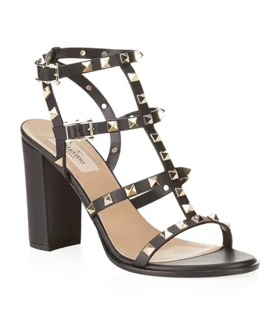 Valentino Garavani Rockstud Sandals 90 In Black