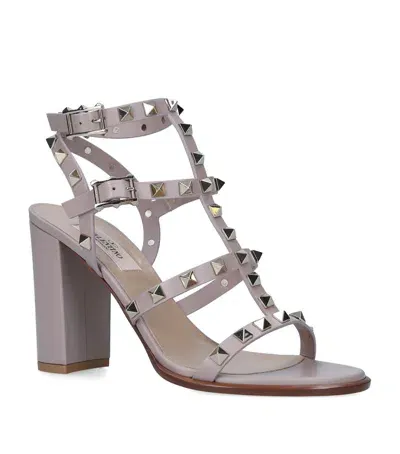 Valentino Garavani Rockstud Sandals 90 In Nude