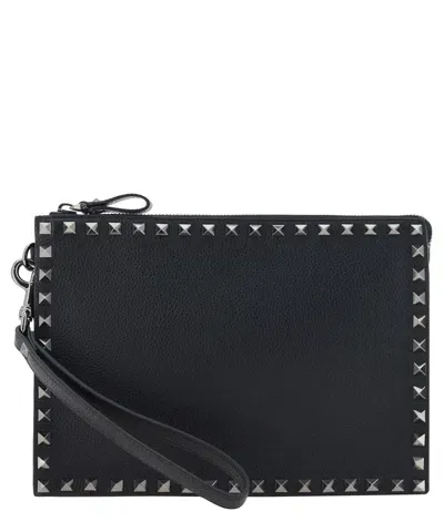 Valentino Garavani Rockstud Beauty Case In Nero