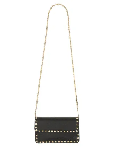 Valentino Garavani "rockstud" Wallet In Black