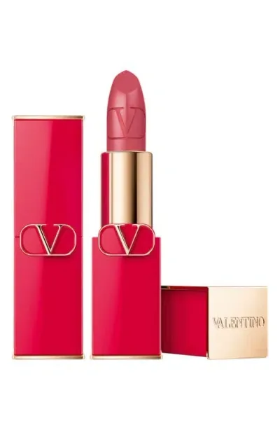 Valentino Rosso  Refillable Lipstick In 104r/satin