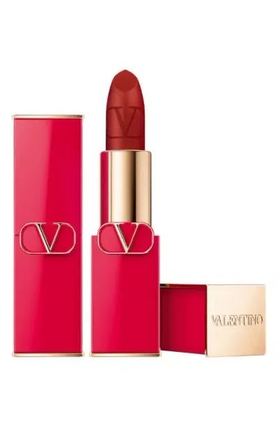 Valentino Rosso  Refillable Lipstick In 111a/matte