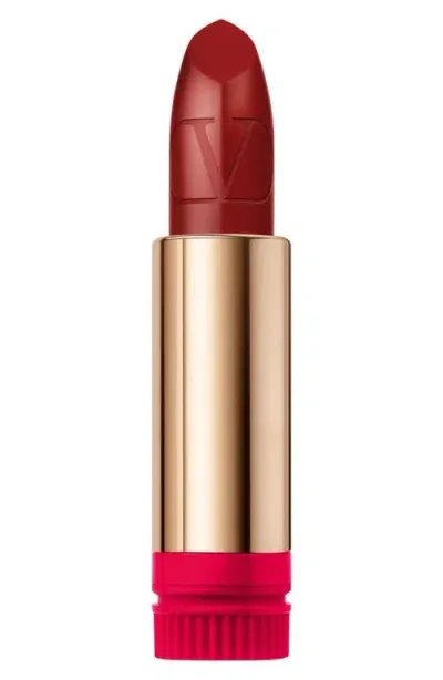 Valentino Rosso  Refillable Lipstick Refill In 212r/satin