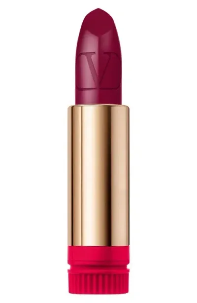 Valentino Rosso  Refillable Lipstick Refill In 501r/satin