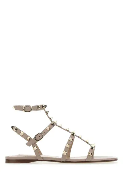 Valentino Garavani Sandal | Rockstud | T. 05-36 Nd  Female In Brown