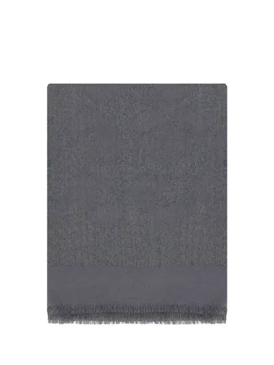 Valentino Scarf In Grigio/argento