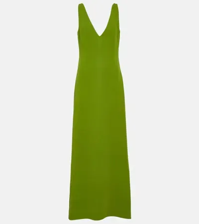 Valentino Silk Crêpe Gown In Green