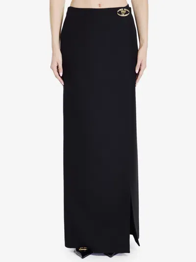 Valentino Skirt In Crepe Couture In Black