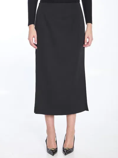 Valentino Skirt In Grisaille In Black