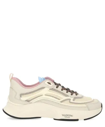 Valentino Garavani Sneakers In Beige