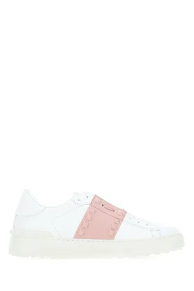 Valentino Garavani Sneakers In Biancowaterrosebianco