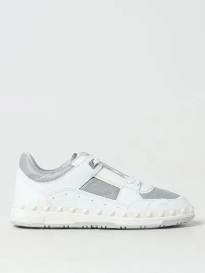 Valentino Garavani Sneakers In Leather And Nylon In Bunt