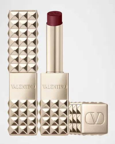 Valentino Spike Buttery Matte Lipstick In White