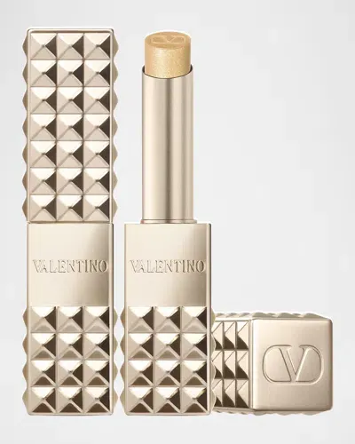 Valentino Spike Buttery Matte Lipstick In White