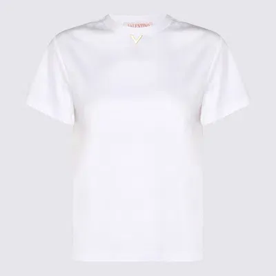 Valentino White Cotton T-shirt