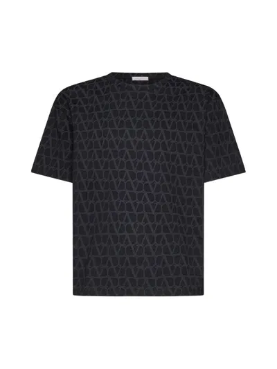 Valentino T-shirts And Polos In Black