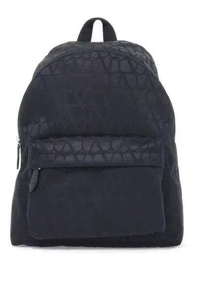 Valentino Garavani Toile Iconographe Backpack In Multicolor