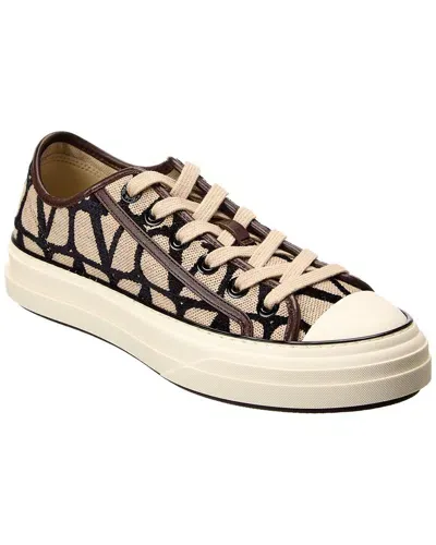 Valentino Garavani Sneakers Low-top Totaloop In Brown