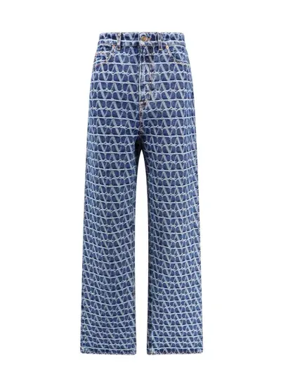 Valentino Toile Iconographe Monogram Jeans In Default Title