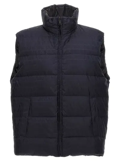 Valentino Toile Iconographe Gilet Multicolor In Blue